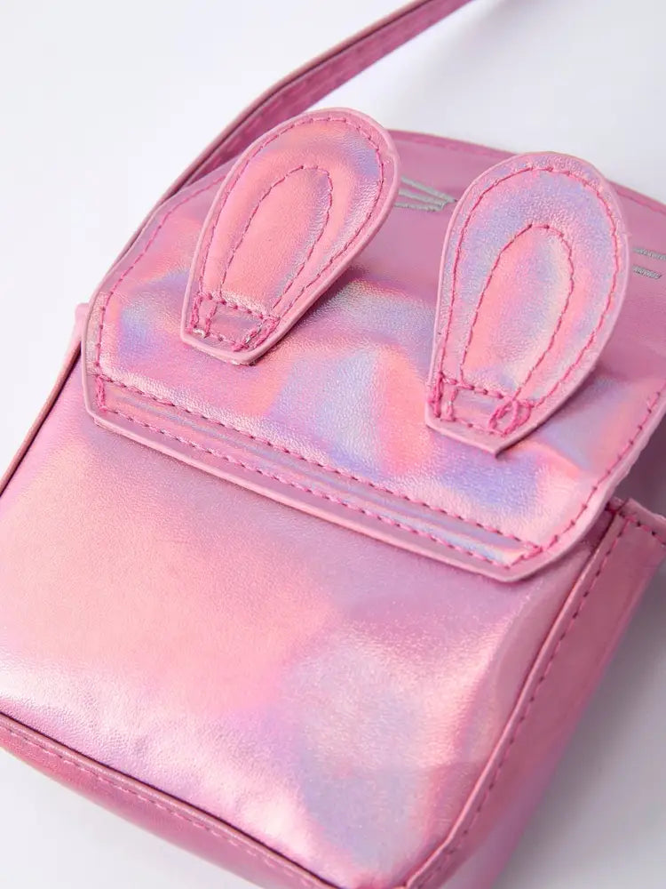 Spring Bunny Ear Pink Girl Crossbody Bag - BBG60005 - Bag