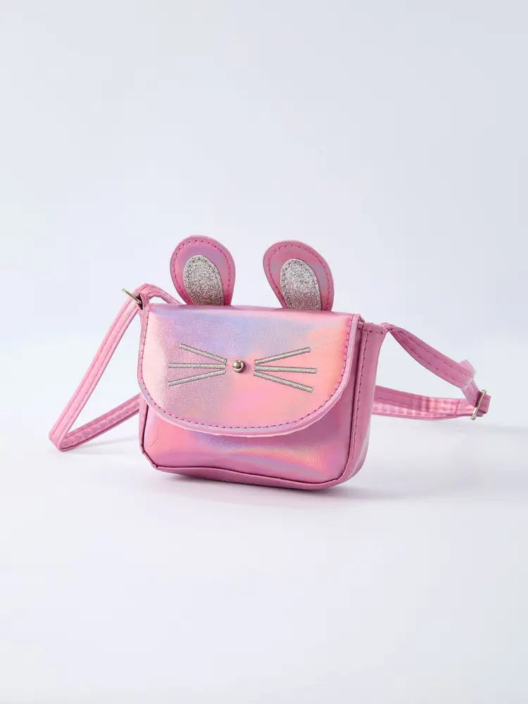 Spring Bunny Ear Pink Girl Crossbody Bag - BBG60005 - Bag