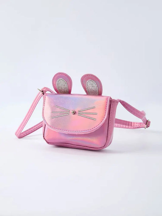 Spring Bunny Ear Pink Girl Crossbody Bag - BBG60005 - Bag