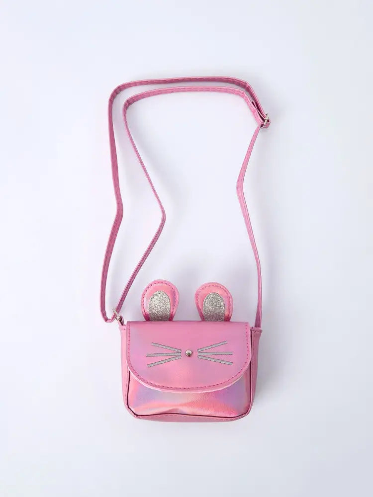 Spring Bunny Ear Pink Girl Crossbody Bag - BBG60005 - Bag