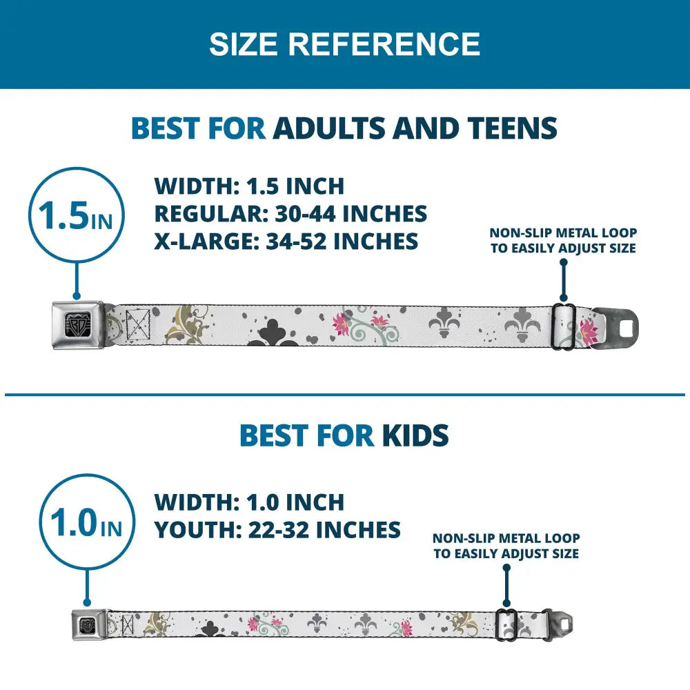 Spring Time Flower - Multi Seatbelt Belts