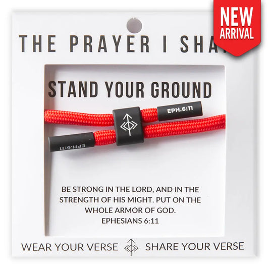 Stand Your Ground Ephesians 6:11 bracelet