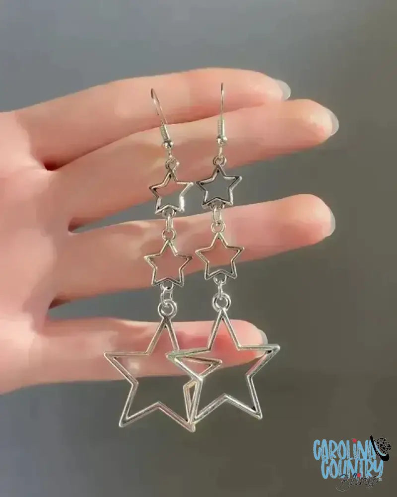 Star So Bright – Silver Earrings