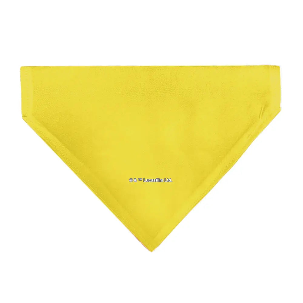 Pet Bandana - STAR WARS Title Logo Yellow/Multi Color/White Pet Bandanas