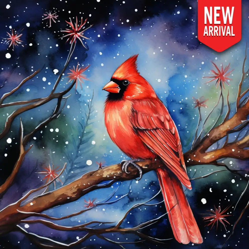 Starry Night Cardinal - Art & Craft Kits