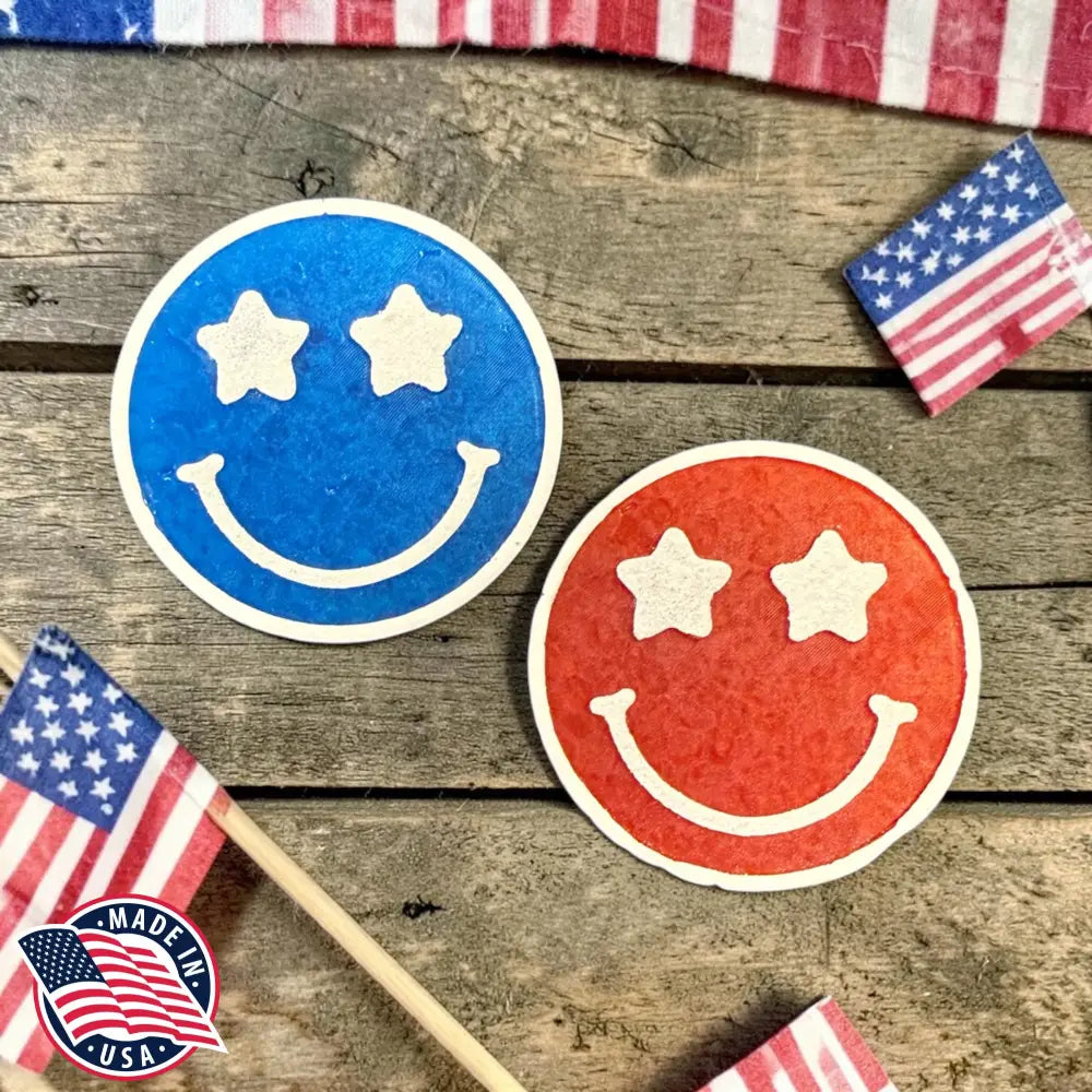 Stars and Smileys Vent Clips and Magnets