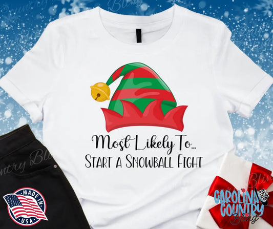 Start A Snowball Fight Shirt