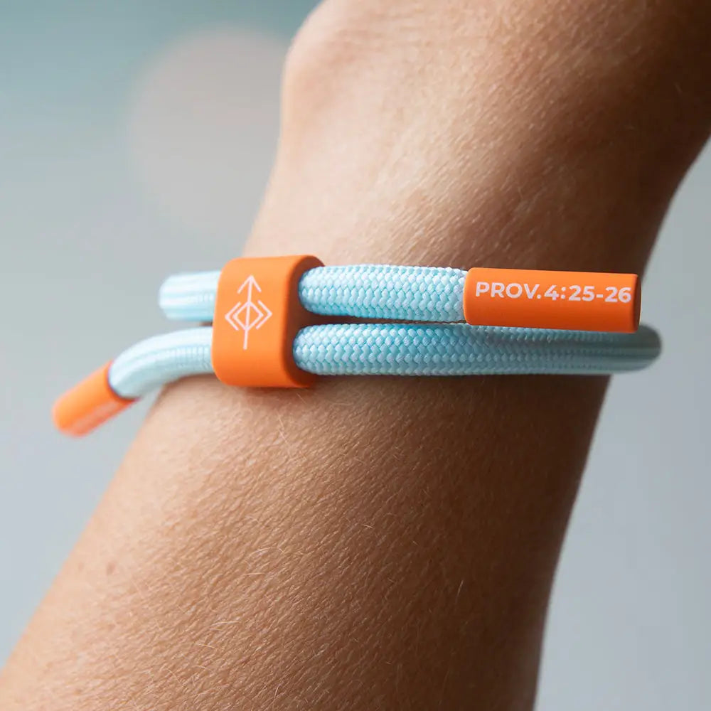 Stay Focused Proverbs 4:25-26 bracelet