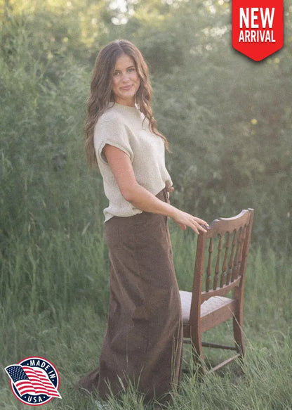 Stella Maxi Corduroy Skirt - FINAL SALE IC Skirts