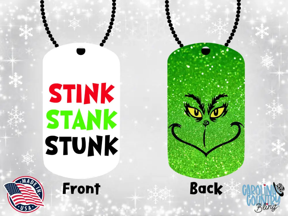 Stink Stank Stunk – Green Necklace