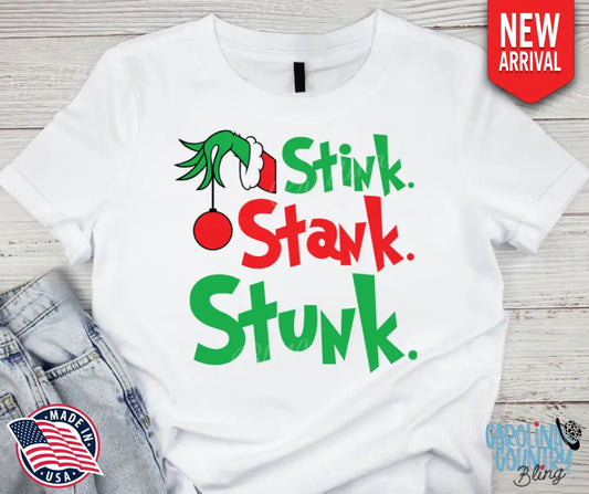 Stink Stank Stunk – White Small / Short Shirt