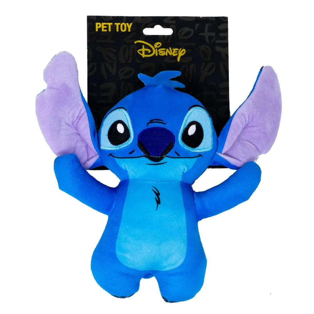 Dog Toy Squeaker Plush - Lilo and Stitch Stitch Arms Up Full Body Standing Pose Dog Toy Squeaky Plush