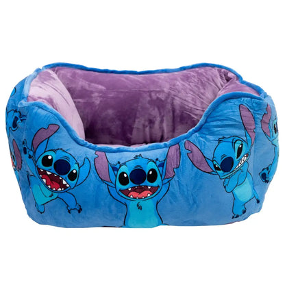Cuddler Pet Bed - Stitch Poses Blue Pet Beds