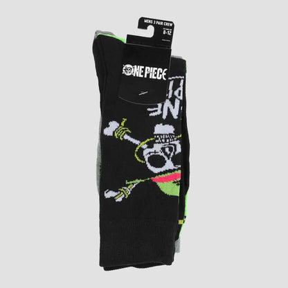 Straw Hat Pirates (One Piece) Crew Socks 3 Pack Socks & Footwear