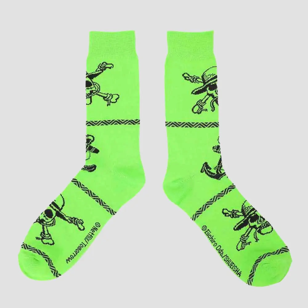 Straw Hat Pirates (One Piece) Crew Socks 3 Pack Socks & Footwear