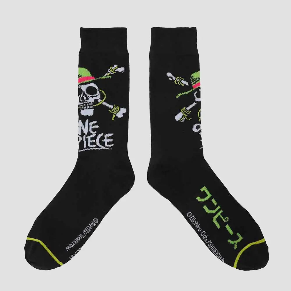 Straw Hat Pirates (One Piece) Crew Socks 3 Pack Socks & Footwear