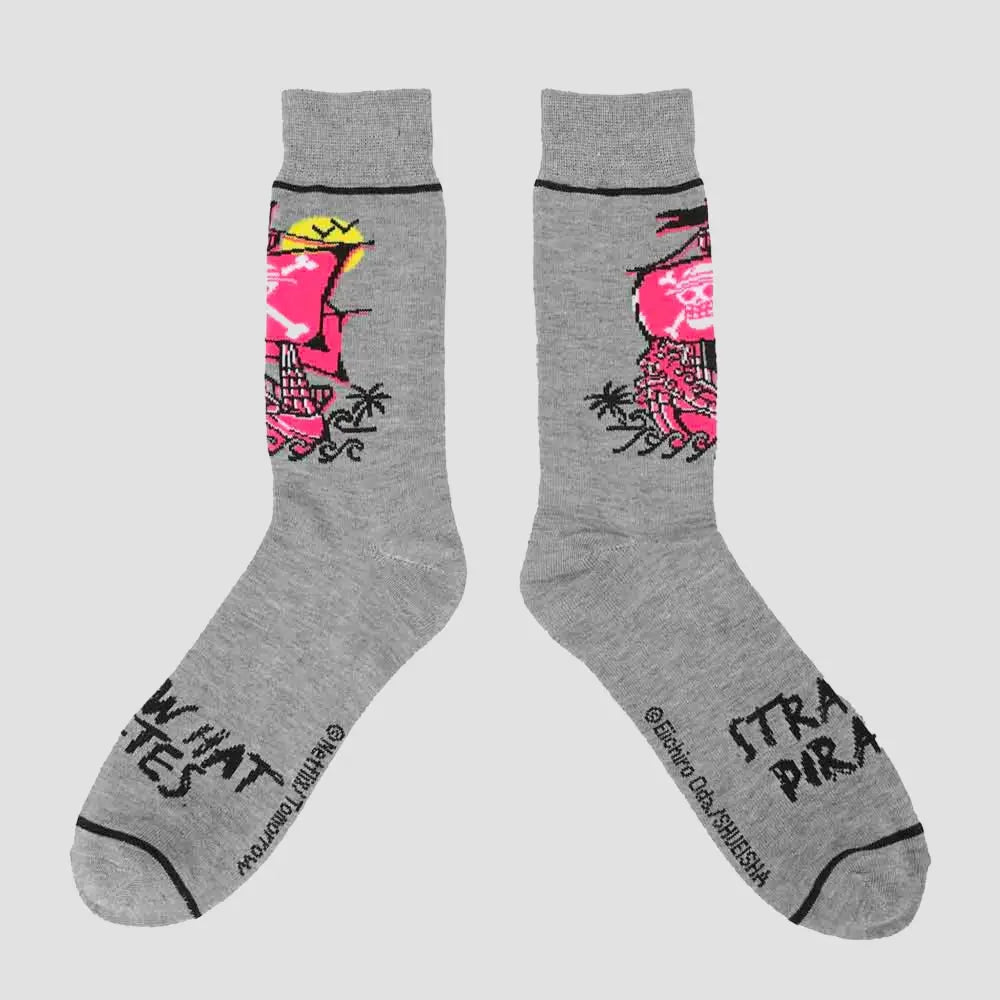 Straw Hat Pirates (One Piece) Crew Socks 3 Pack Socks & Footwear