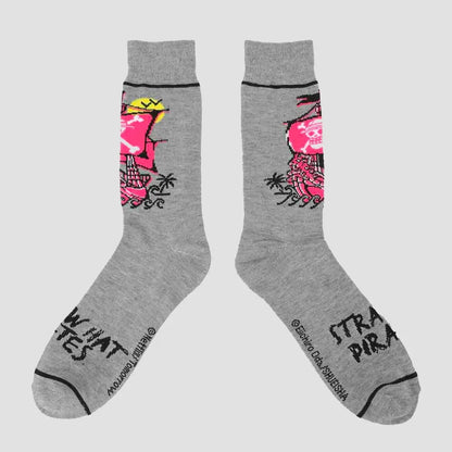 Straw Hat Pirates (One Piece) Crew Socks 3 Pack Socks & Footwear