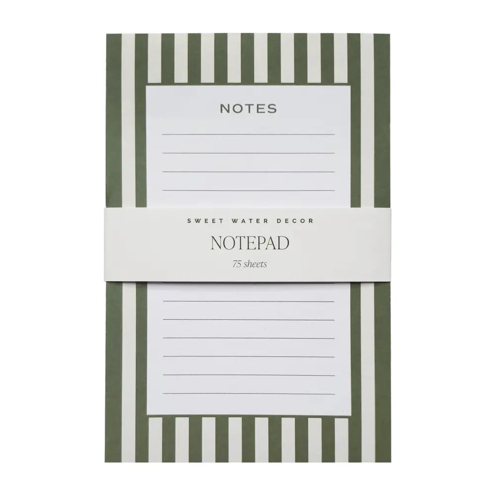 Striped Notepad Notepad