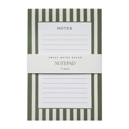 Striped Notepad Notepad