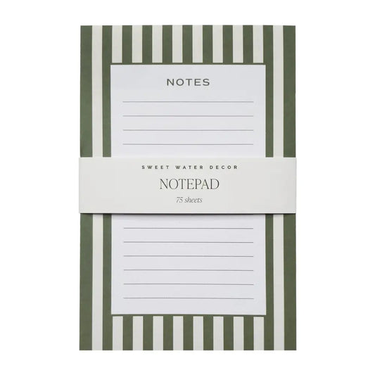 Striped Notepad Notepad