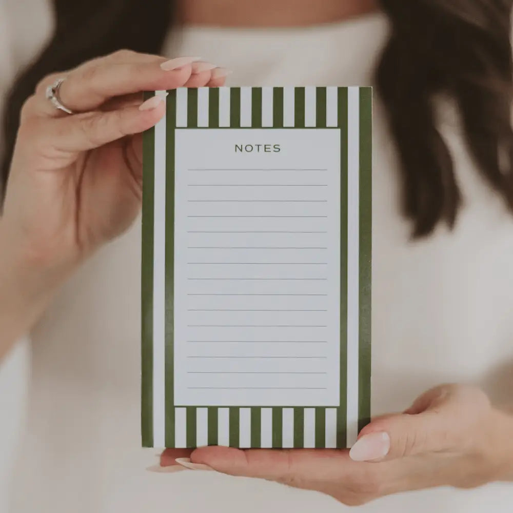 Striped Notepad Notepad