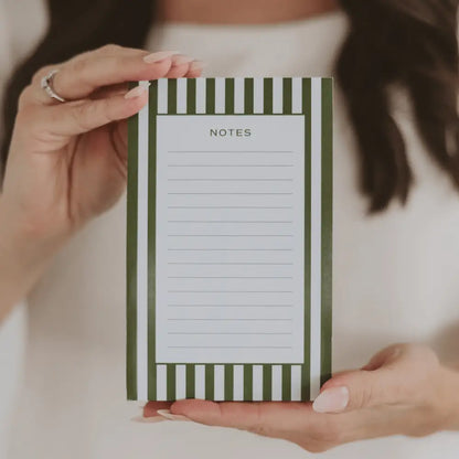 Striped Notepad Notepad
