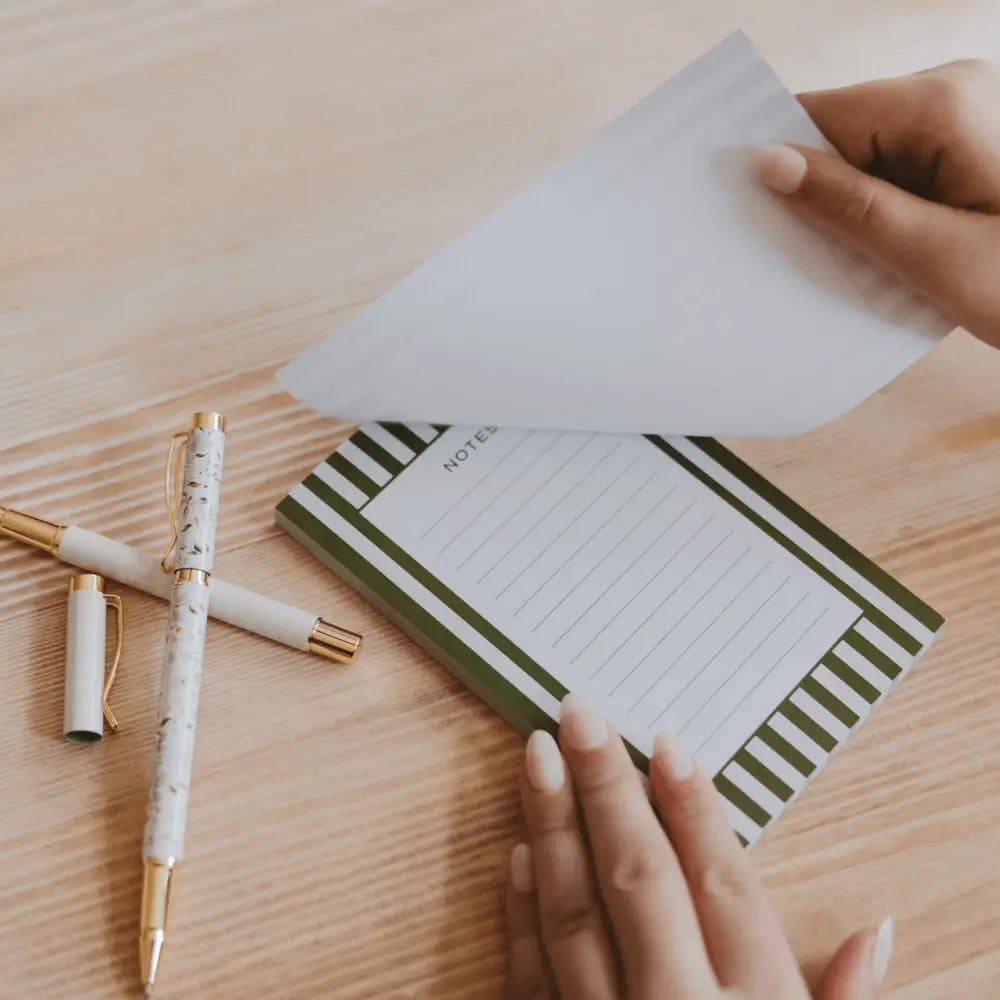 Striped Notepad Notepad