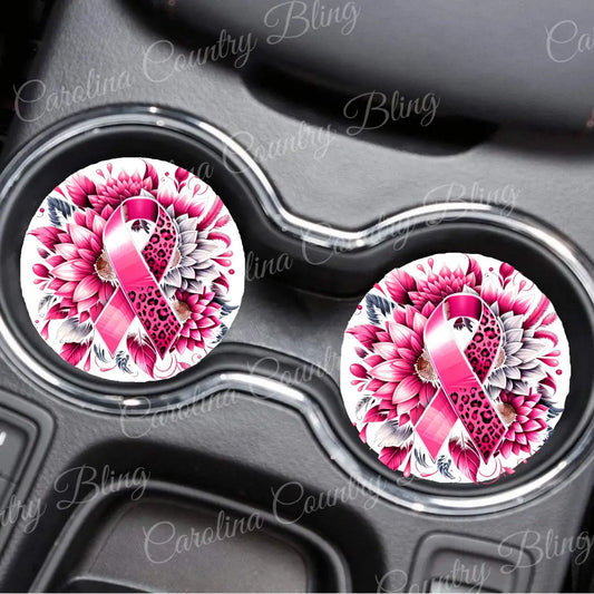 Strong – Pink Car Coaster