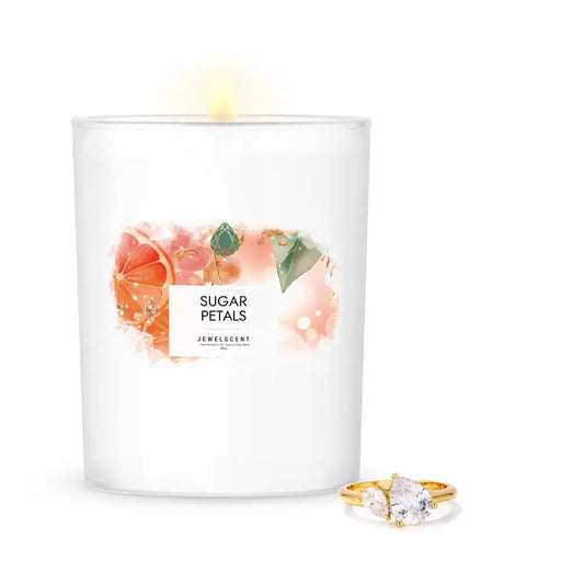 Sugar Petals 18oz Mystery Jewelry Candle - Home Candle