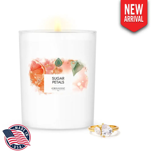 Sugar Petals 18oz Mystery Jewelry Candle - Home Candle