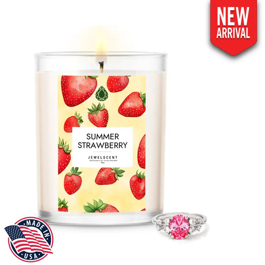 Summer Strawberry Candle - 18oz - Home Candle