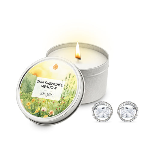 Sun Drenched Meadow Tin Candle - 5.5 oz - Carolina Country Bling