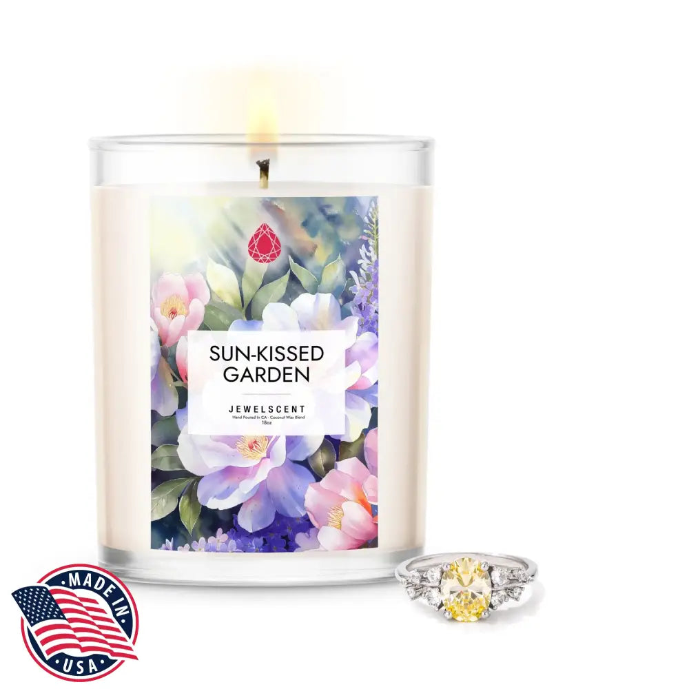 Sun-Kissed Garden 18oz Mystery Box Jewelry Candle - Carolina Country Bling