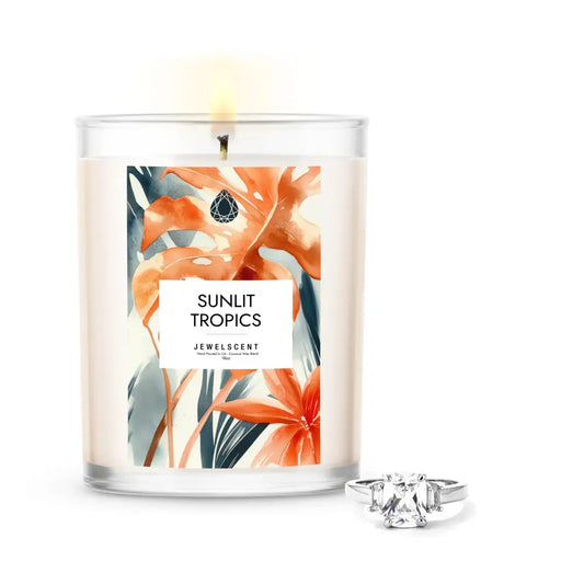 Sunlit Tropics 18oz Mystery Box Jewelry Candle - Carolina Country Bling
