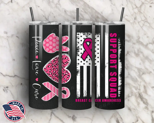 Support Squad – Pink Tumbler