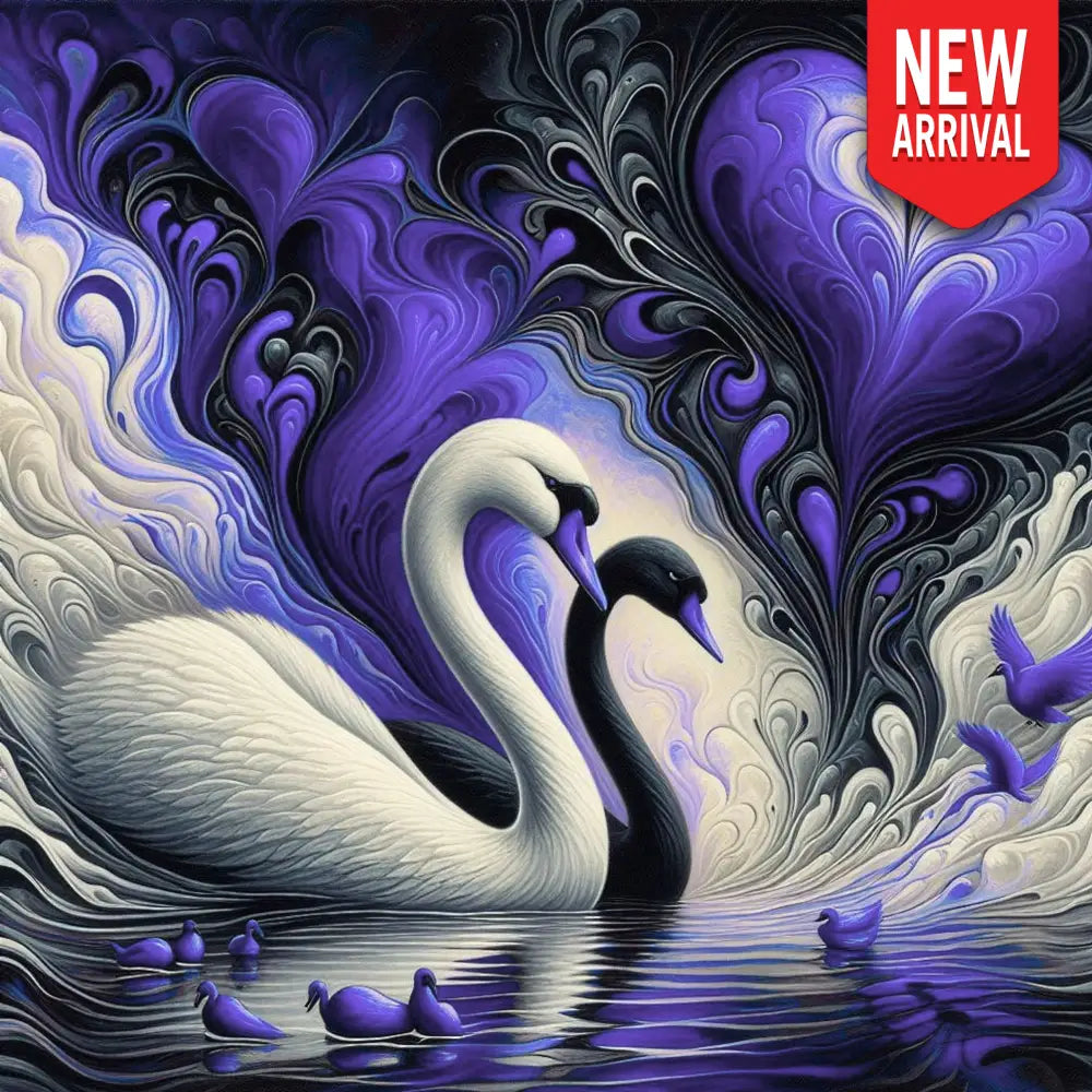 Swan Romance - Purple - Art & Craft Kits