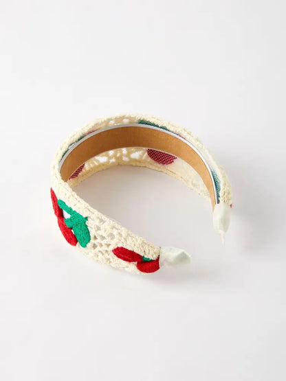 Sweet Cherry Crochet Headband - ACG50518 - Accessories