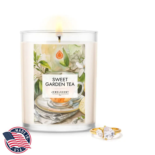 Sweet Garden Tea 18oz Mystery Box Jewelry Candle - Carolina Country Bling