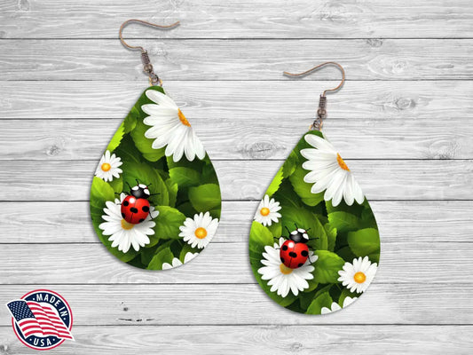 Sweet Ladybug – Multi Earrings