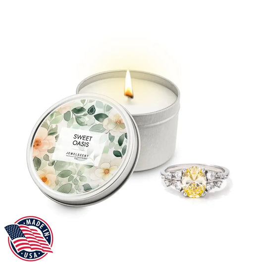 Sweet Oasis Tin Candle - 5.5 oz - Carolina Country Bling