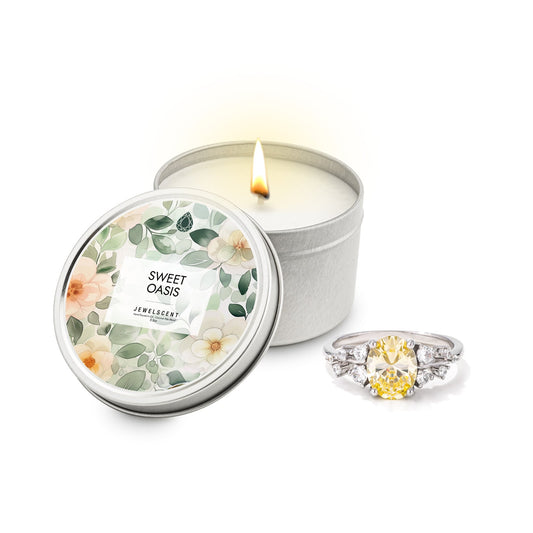 Sweet Oasis Tin Candle - 5.5 oz - Carolina Country Bling