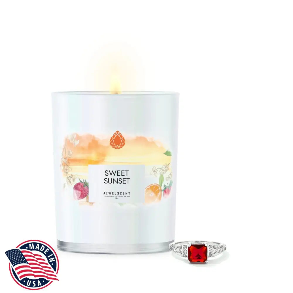 Sweet Sunset 10oz Mystery Jewelry Candle - Signature Candle