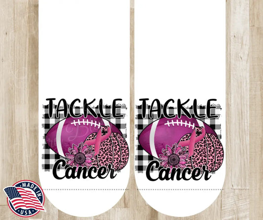 Tackle Cancer – Pink Socks