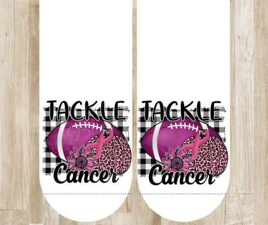 Tackle Cancer – Pink Socks