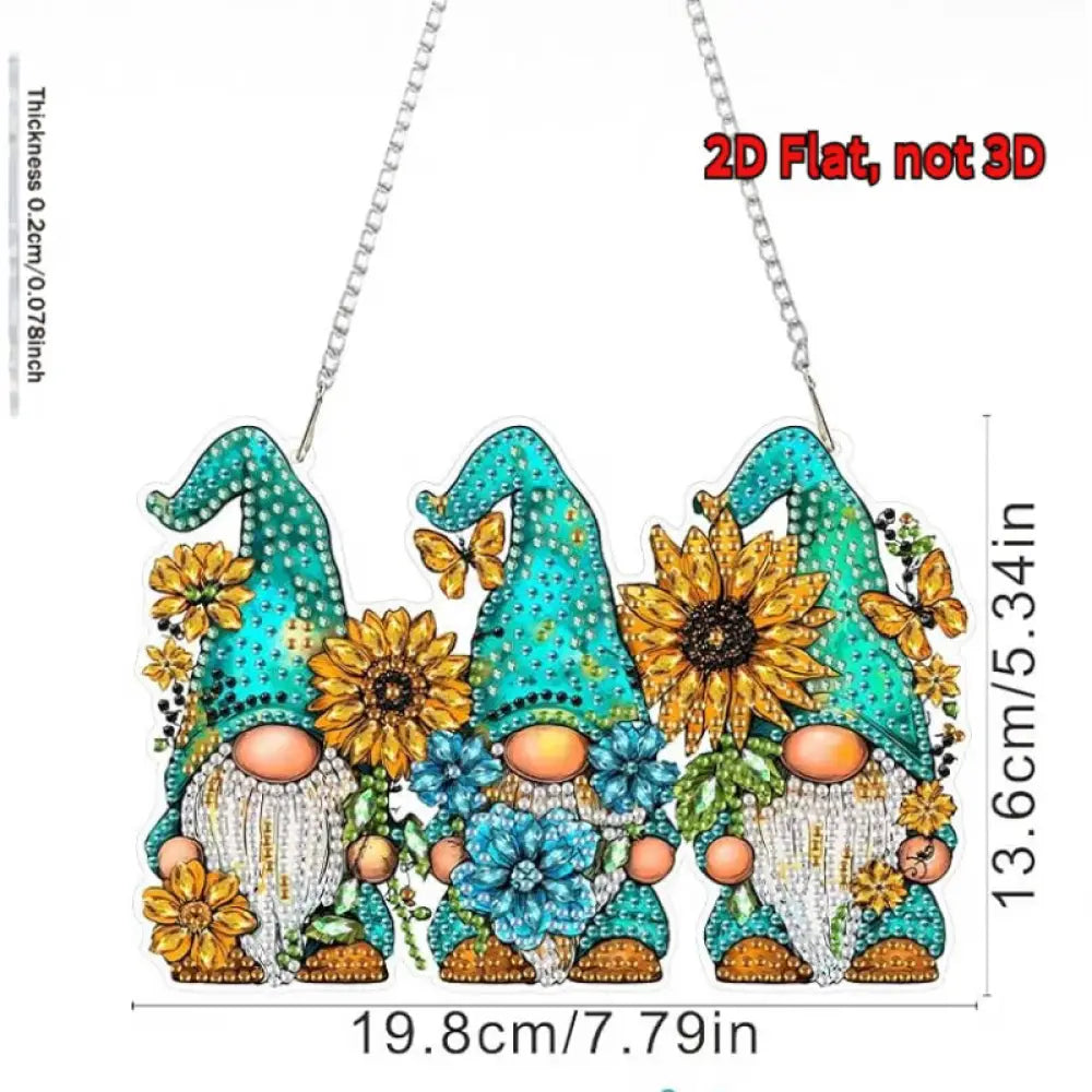 Teal Sunflower Gnomes - Art & Craft Kits