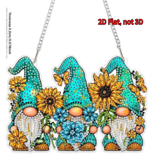Teal Sunflower Gnomes - Art & Craft Kits
