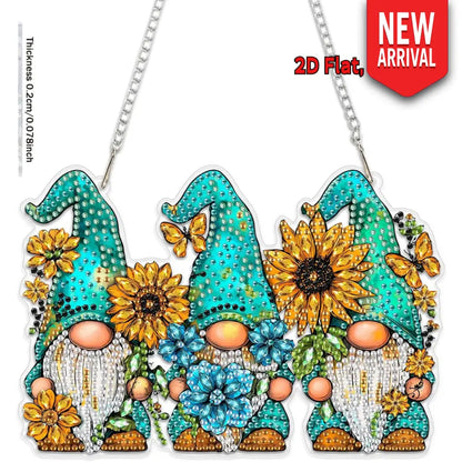 Teal Sunflower Gnomes - Art & Craft Kits