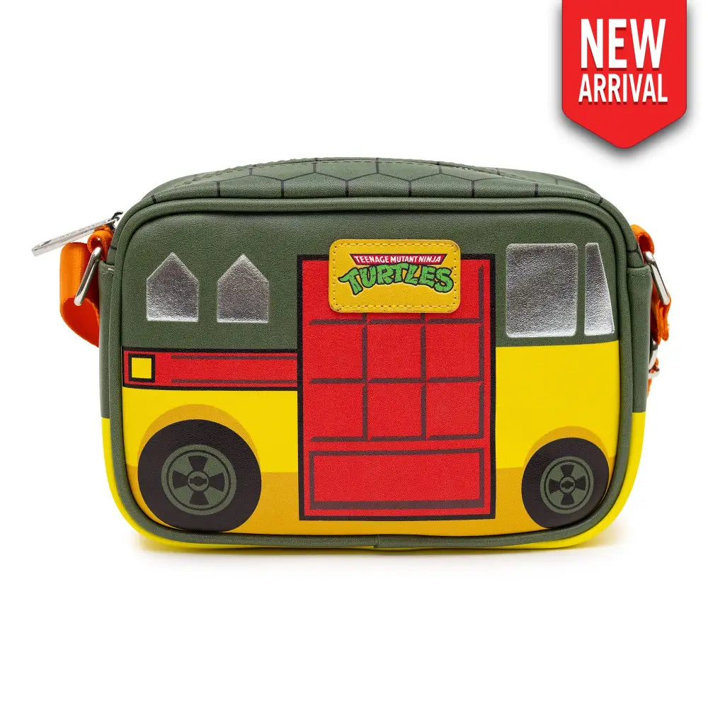Nickelodeon Bag Cross Body Teenage Mutant Ninja Turtles Party Van Vegan Leather Crossbody Bags