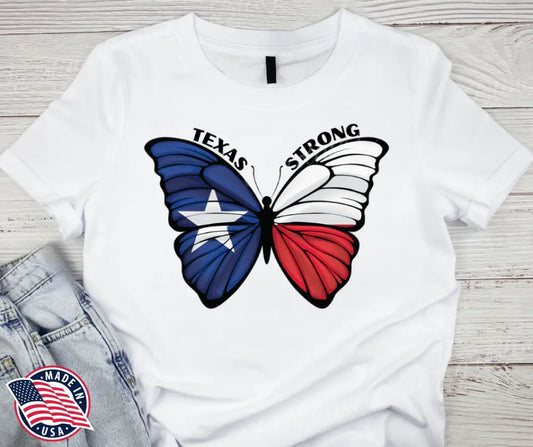 Texas Strong - Multi Small / Short Shirt